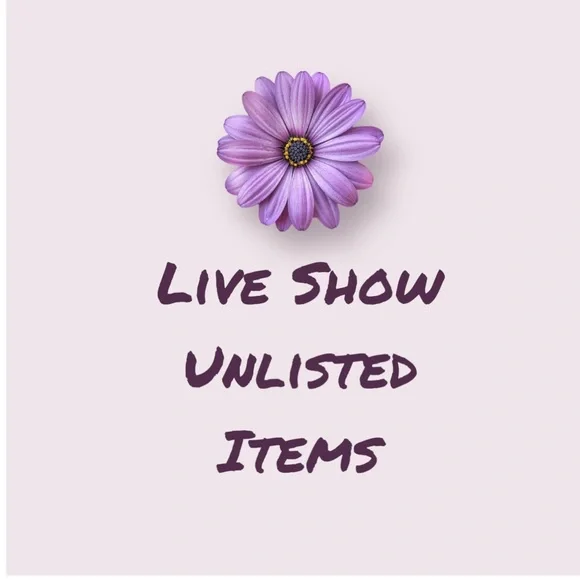 💜Live Show Unlisted Items - Picture 1 of 1